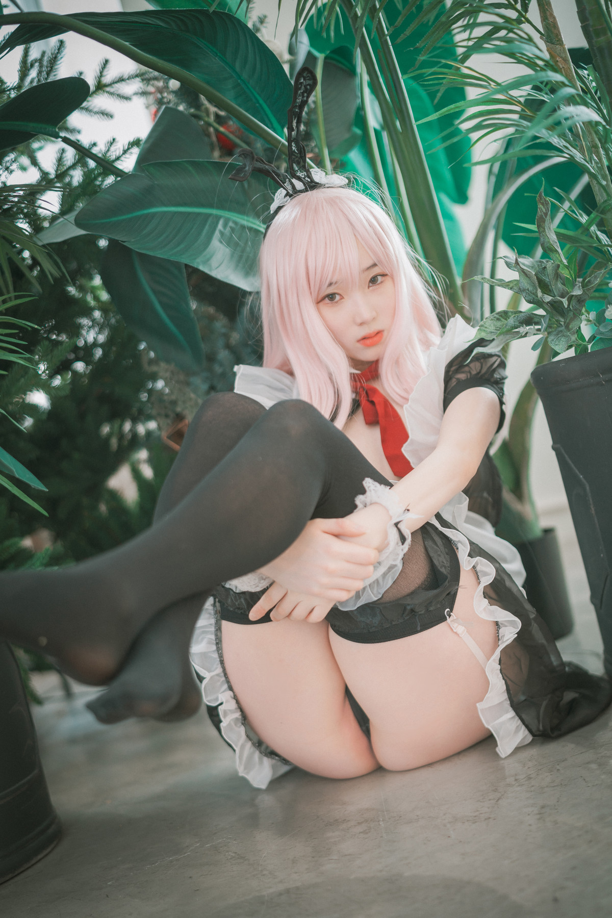 Bambi 밤비, [DJAWA] Sheer Bunny Maid 32
