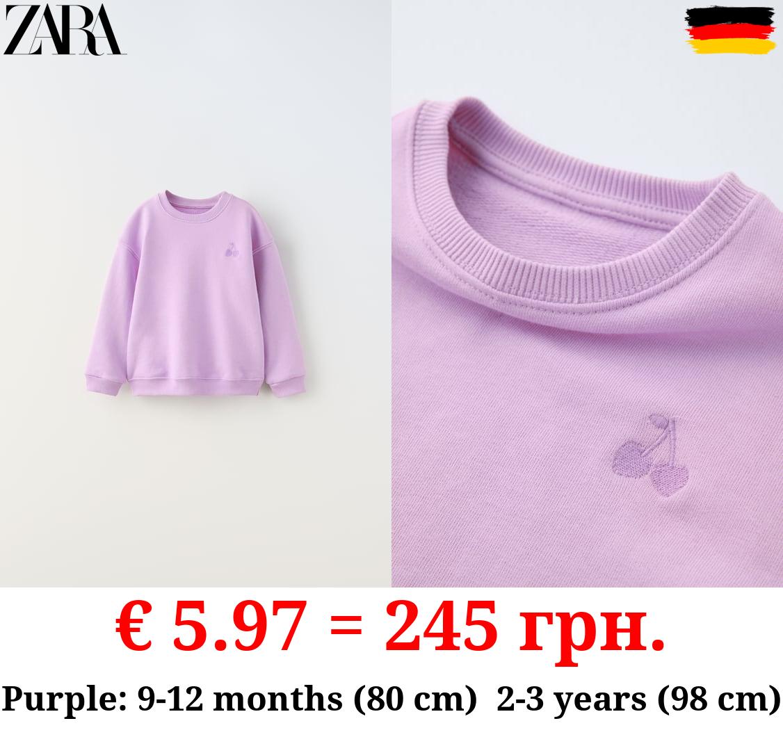 EMBROIDERED SWEATSHIRT