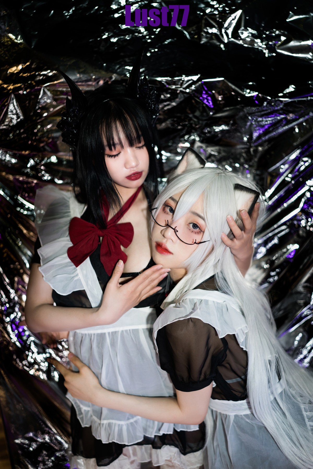 Cosplay 柒柒要乖哦 女仆の惩戒课 Set.01 49