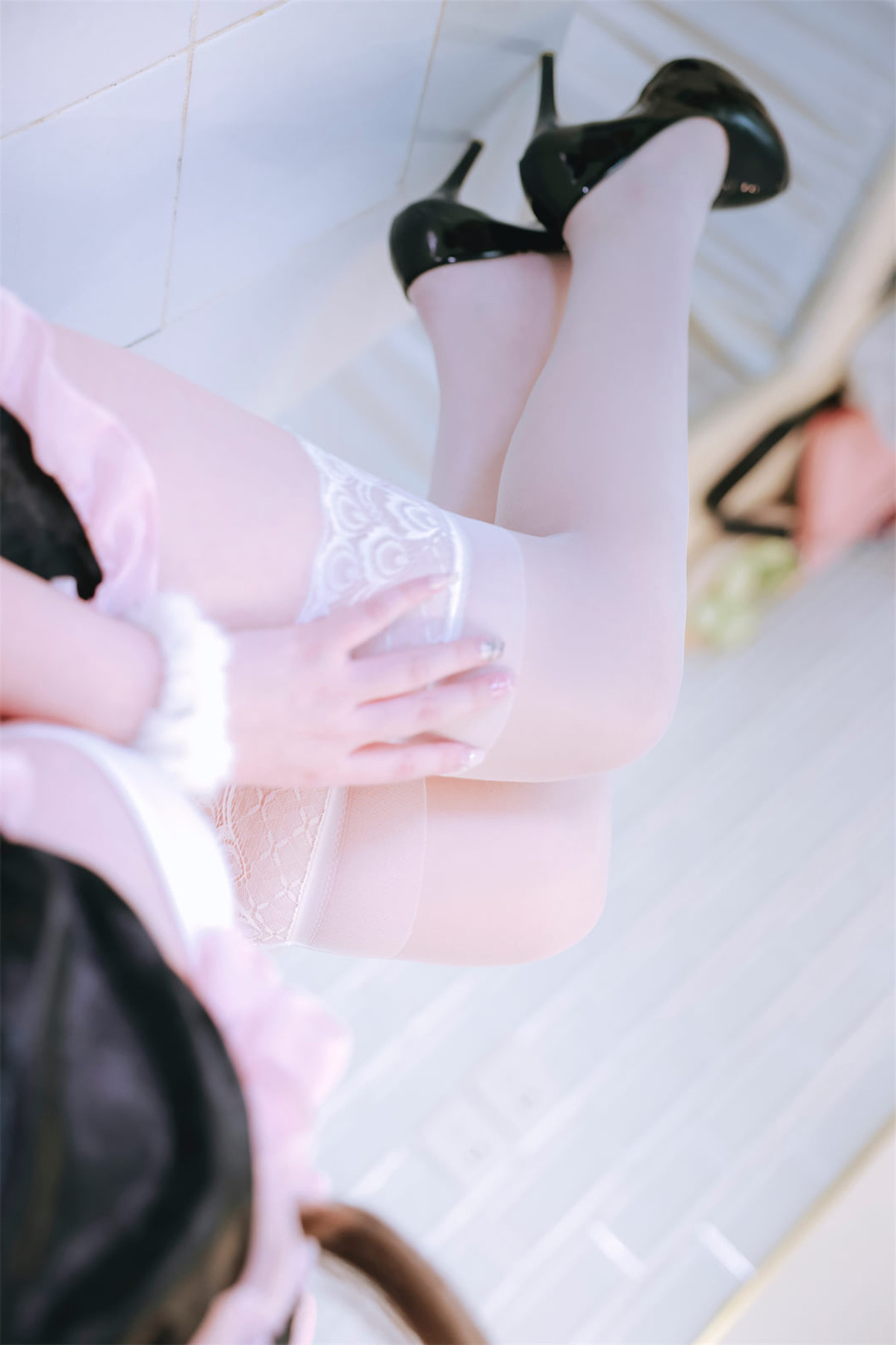 Cosplay 恩田直幸 猫耳黑粉女仆 24