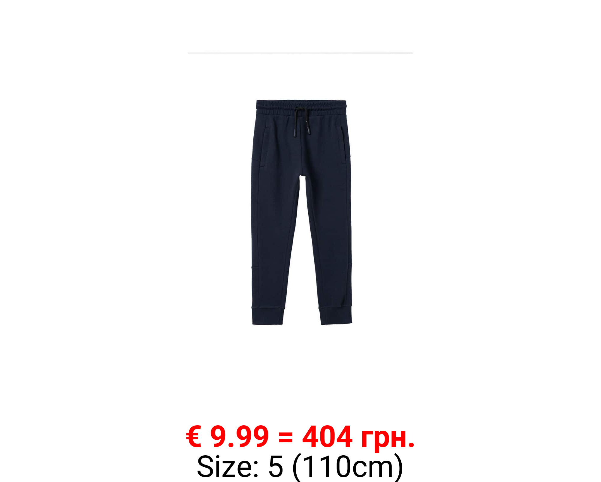 Pantalón jogger bolsillos cremallera