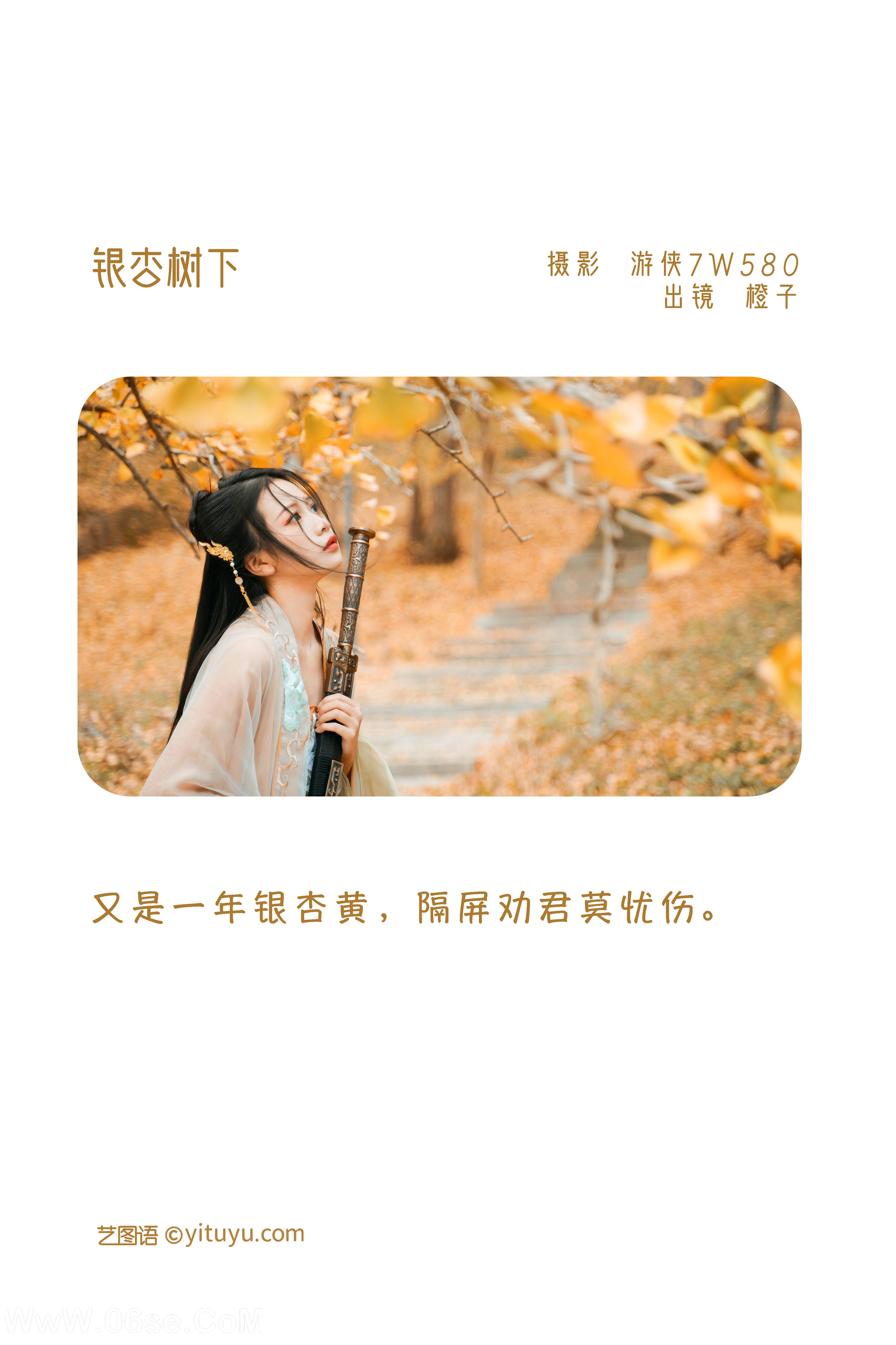 图片[2]-[YITUYU艺图语]2022.12.12 银杏树下 旺旺小小舒[38+1P／467MB]-六色网