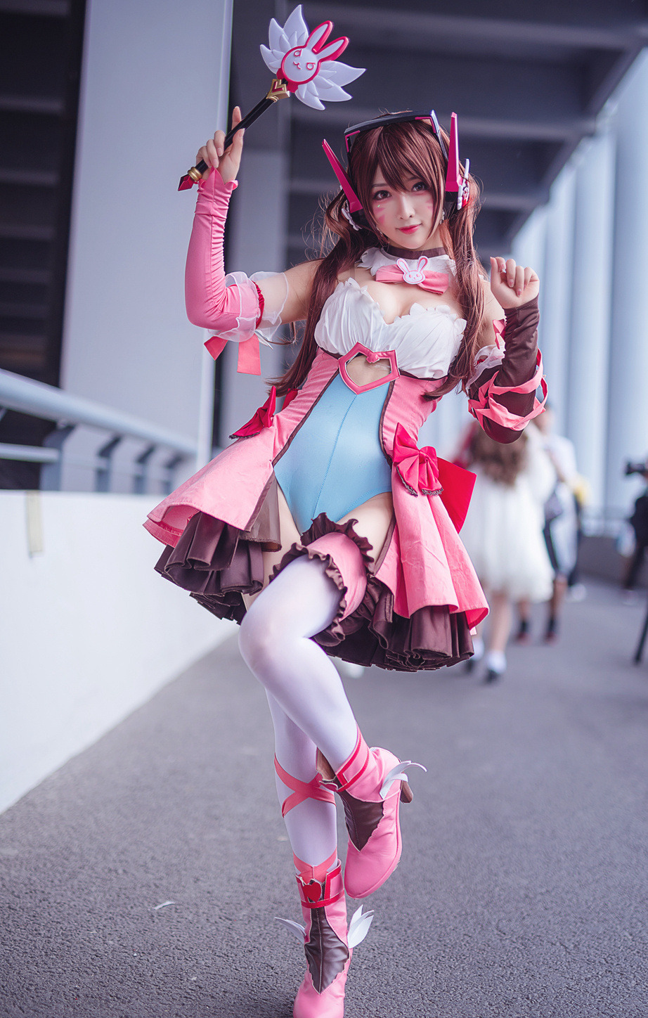 只是简言 Cosplay Magica D.Va 17