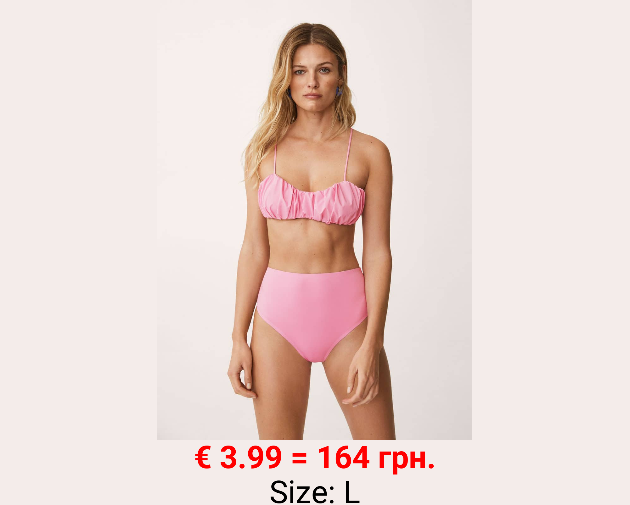 Top bikini espalda cruzada