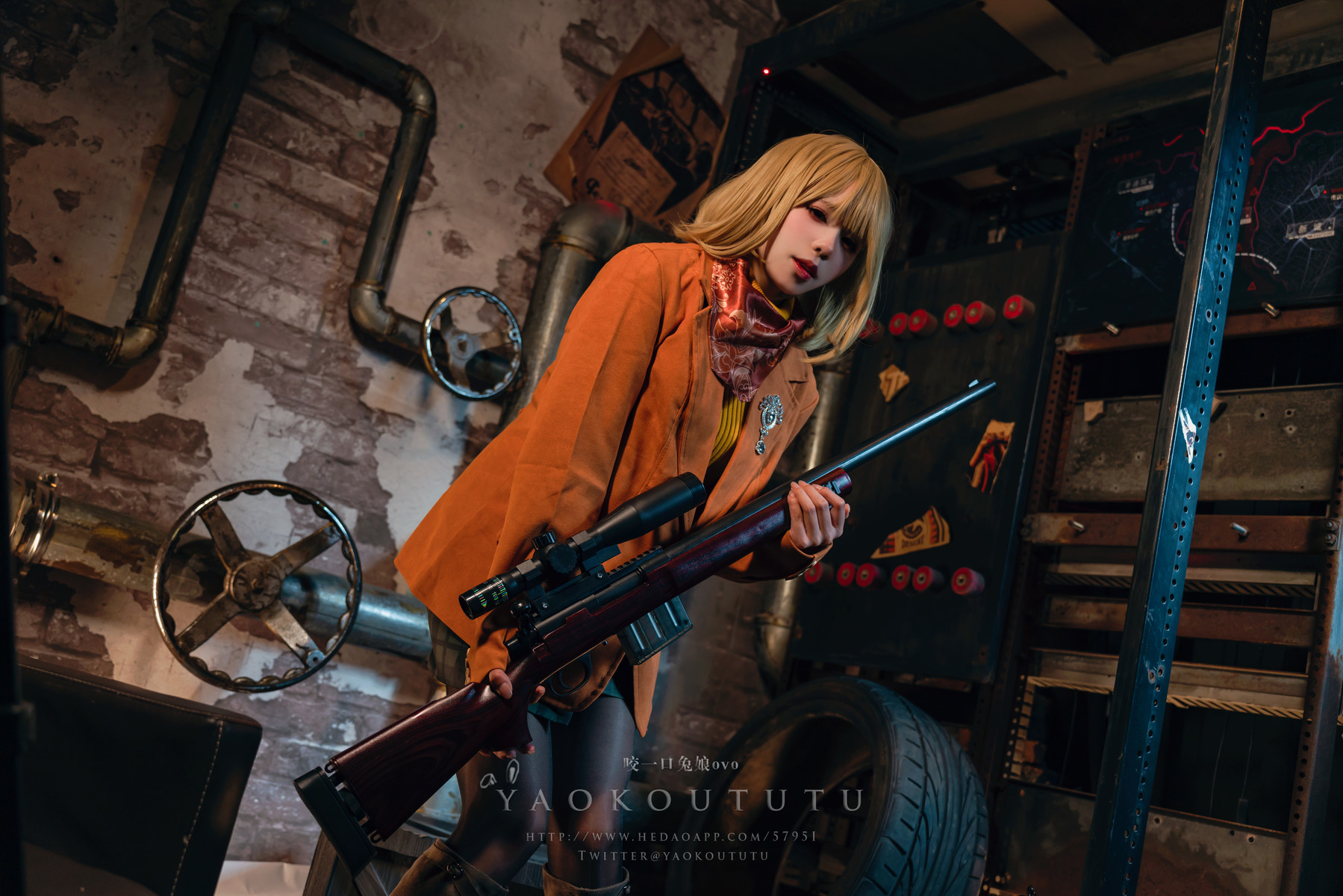 Cosplay 黏黏团子兔 生化危机4重置版 阿什莉 14