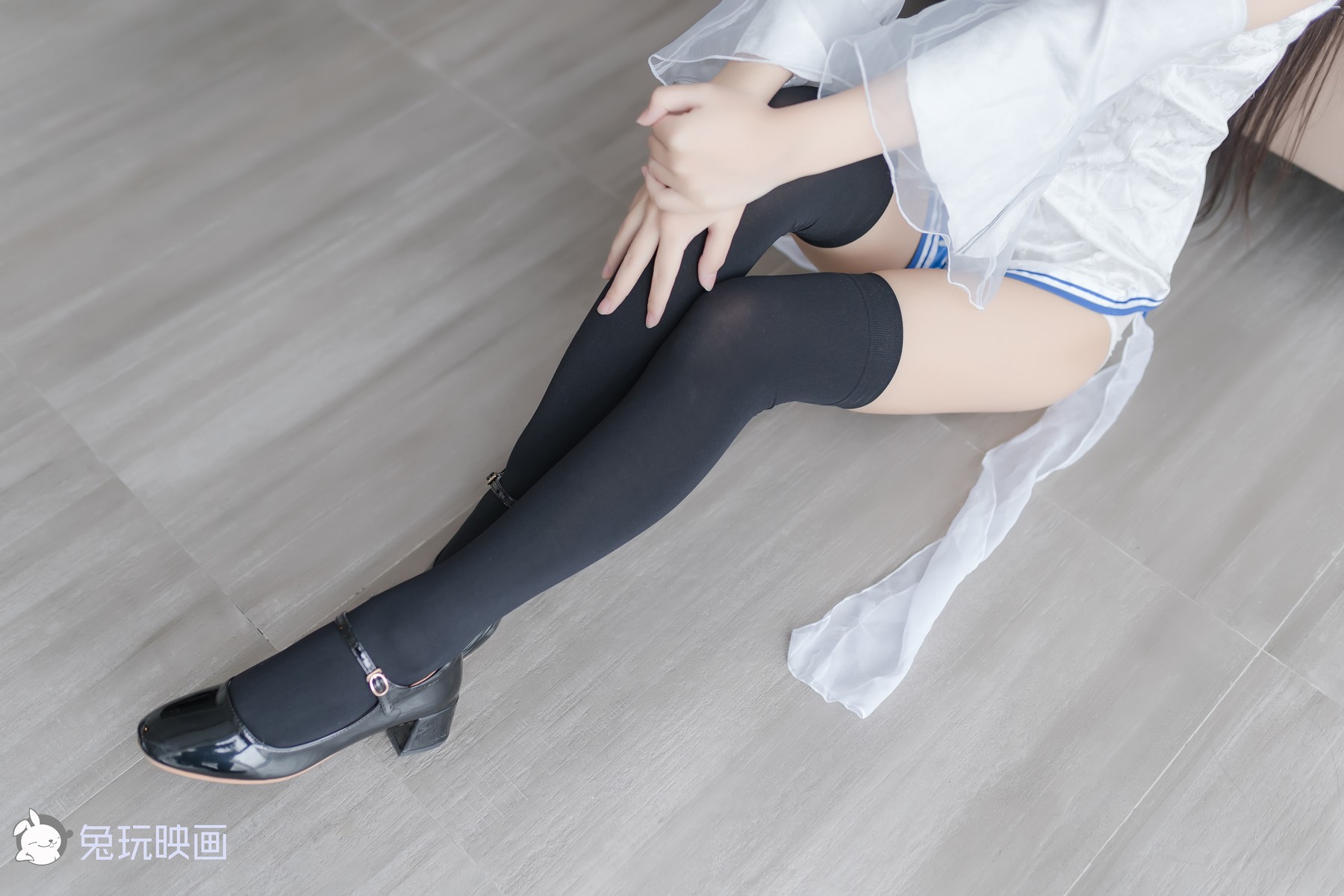Cosplay 兔玩映画 白色旗袍 15