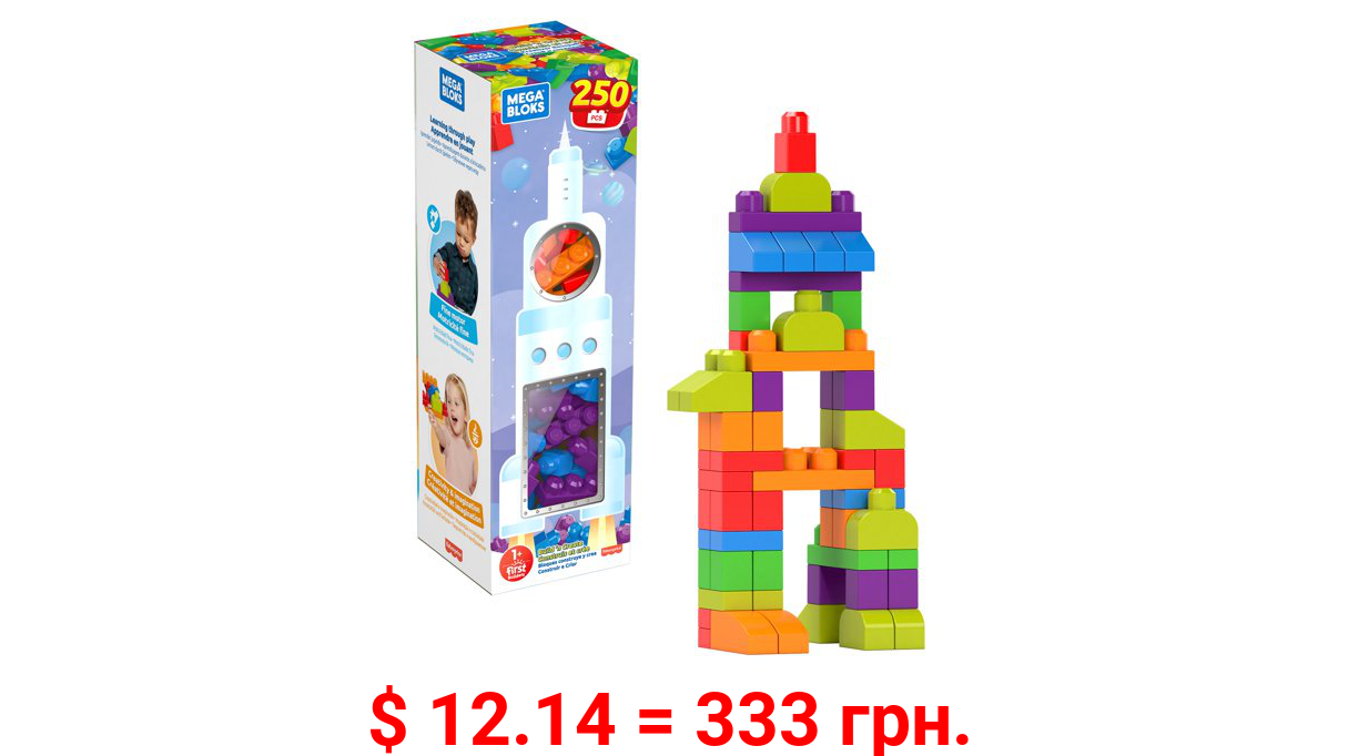 Mega Bloks Build 'N Create Set with 250 Colorful Building Blocks