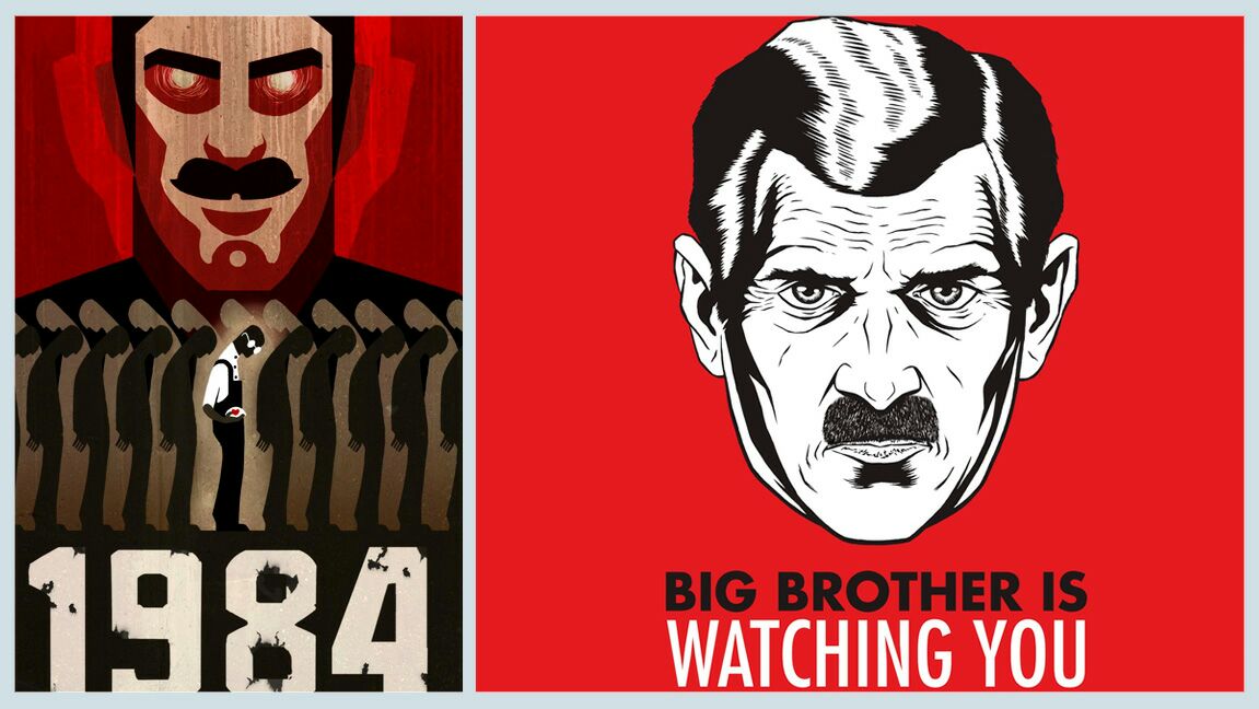 It s not very old. Большой брат следит за тобой глаз. Big brother is watching you.