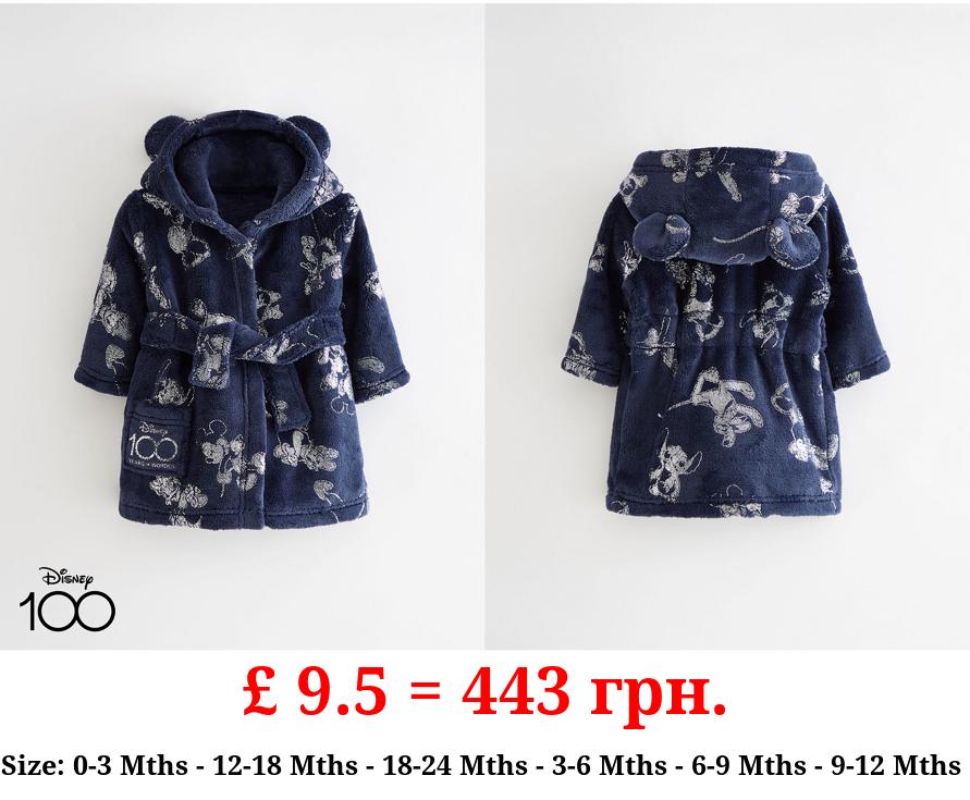 Disney 100 Fleece Matching Baby Family Christmas Dressing Gown