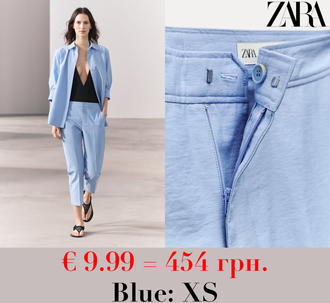 ZW COLLECTION STRAIGHT-FIT TROUSERS