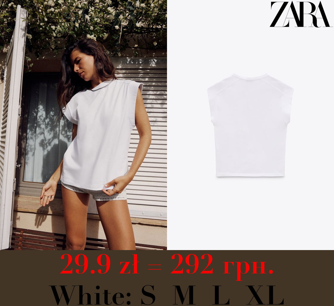 RIBBED COTTON T-SHIRT