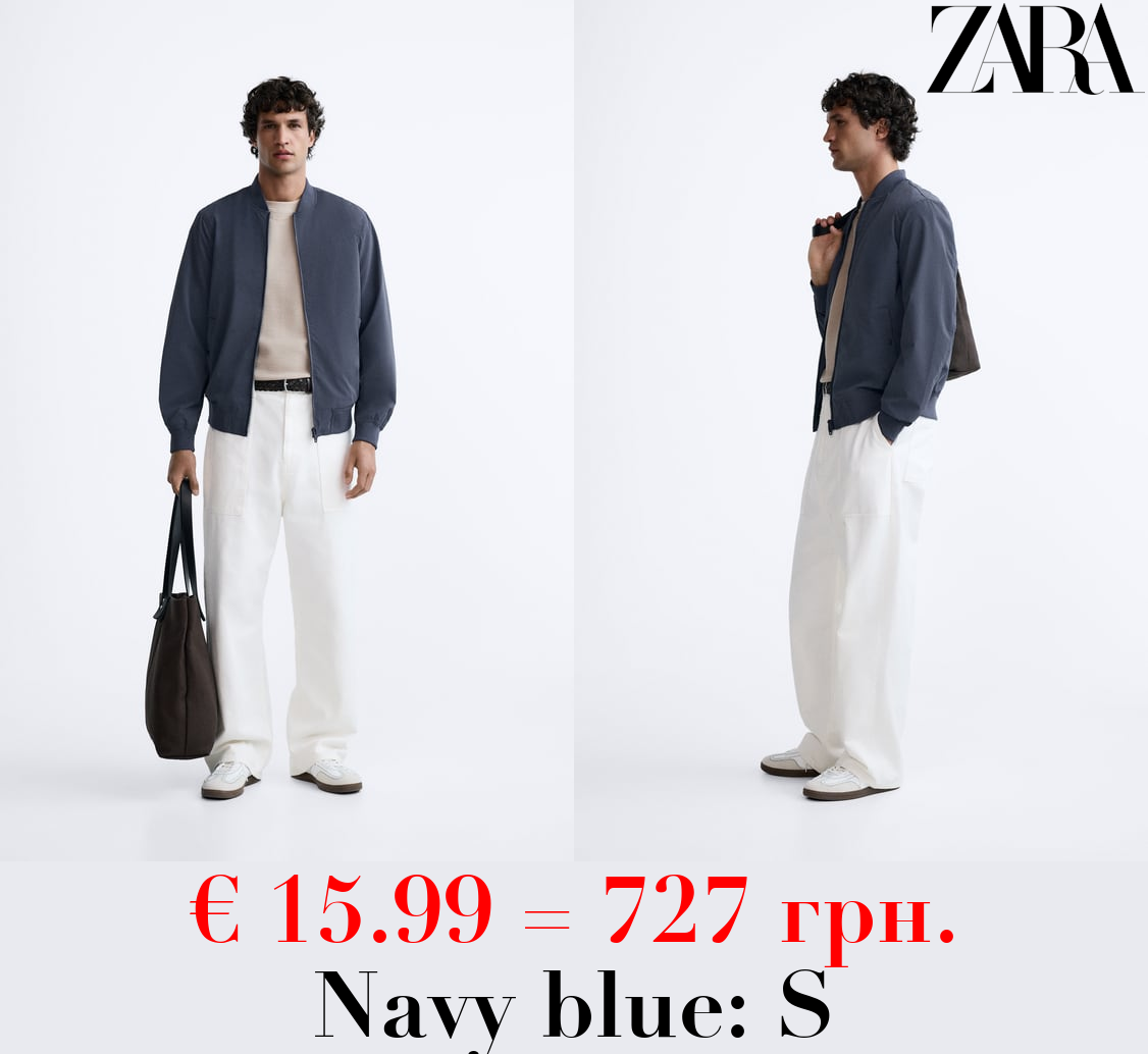 LIGHTWEIGHT BOMBER JACKET