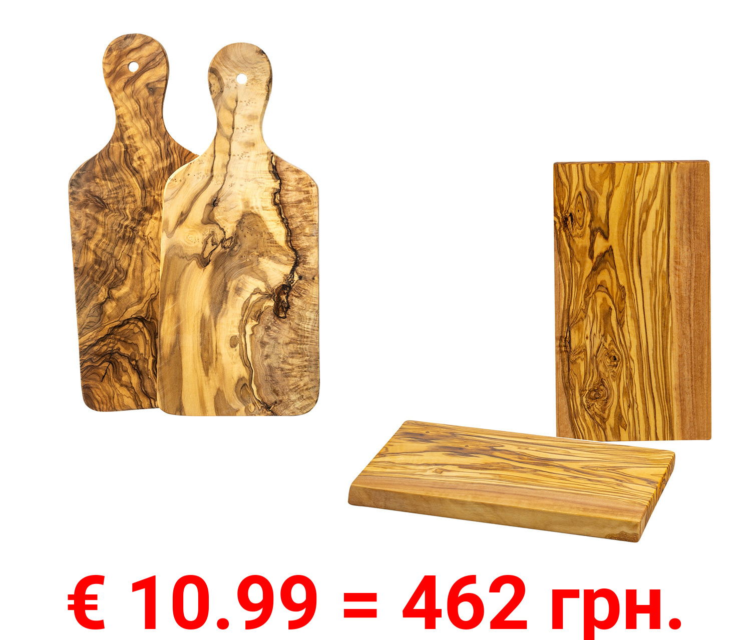 Soltako Schneide- und Servierbretter Olivenholz