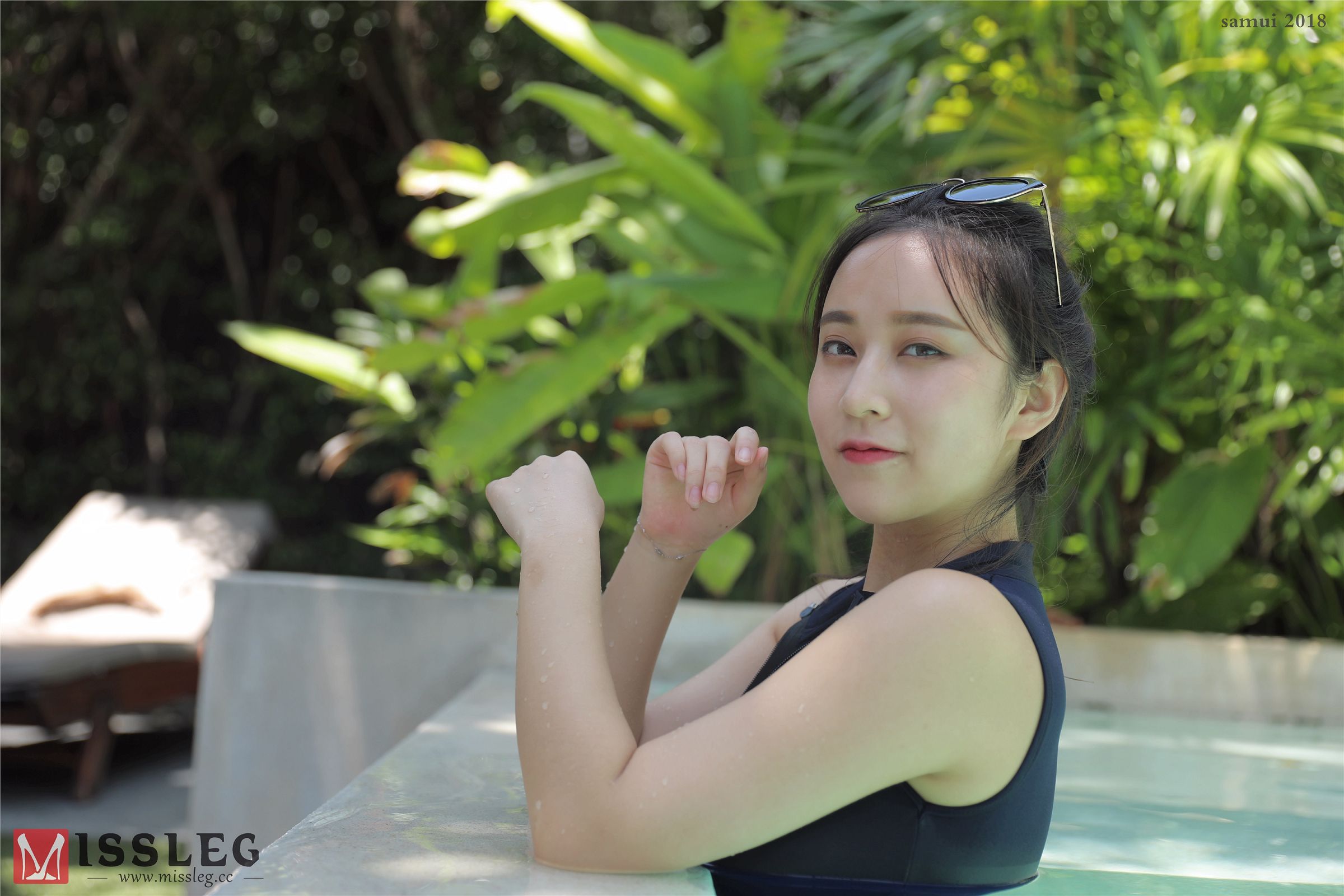 图片[4]-[MISSLEG蜜丝] 苏梅岛旅拍众筹系列 L002 透视白纱 乔依琳-六色网