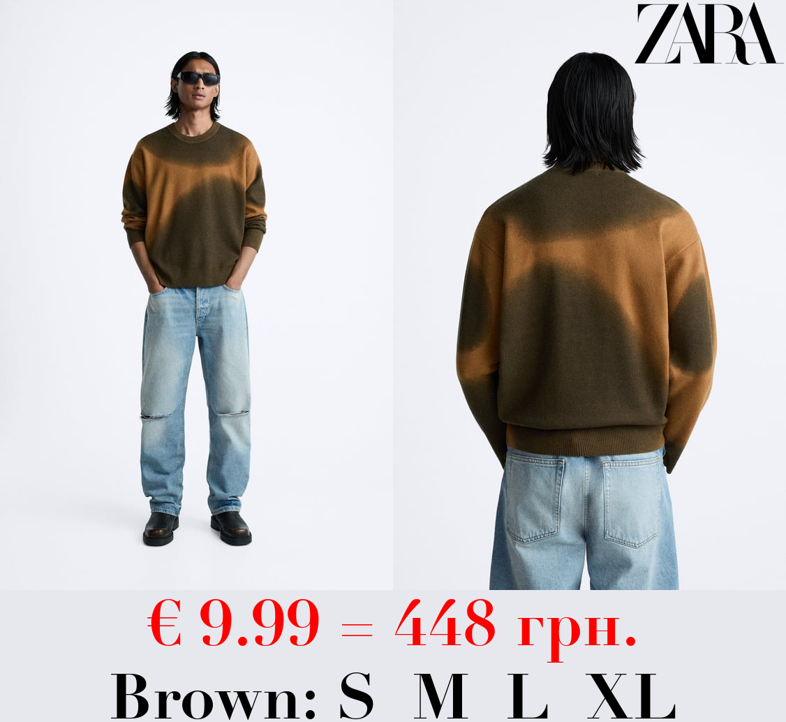 ABSTRACT PRINT SWEATER