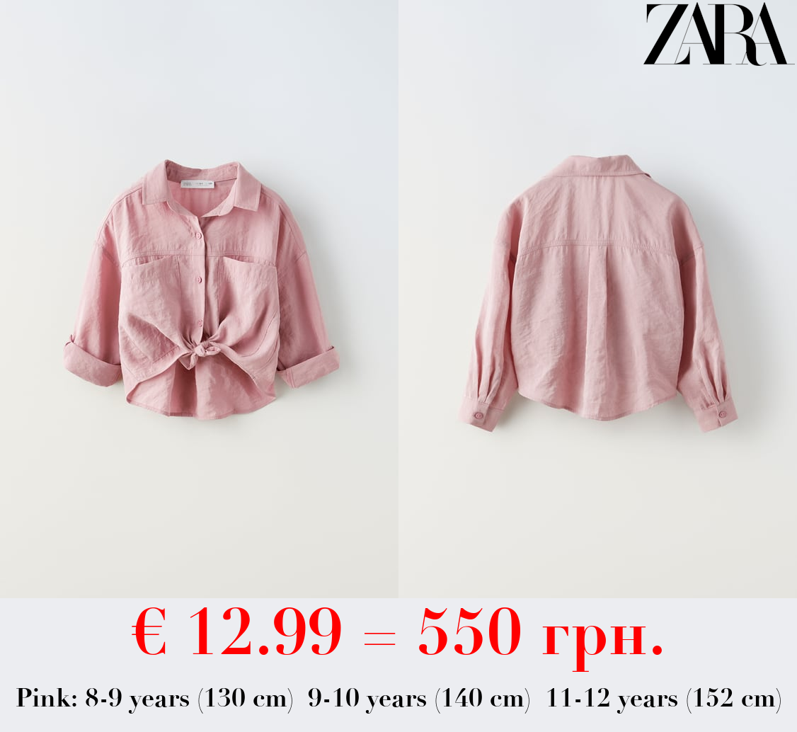 FLOWING SHIRT WITH KNOT