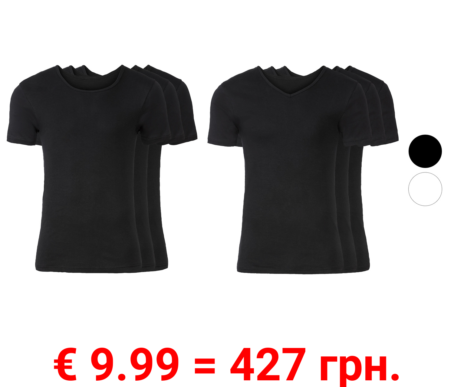 LIVERGY® Herren Unterhemden, 3 Stück, in Feinripp-Qualität
