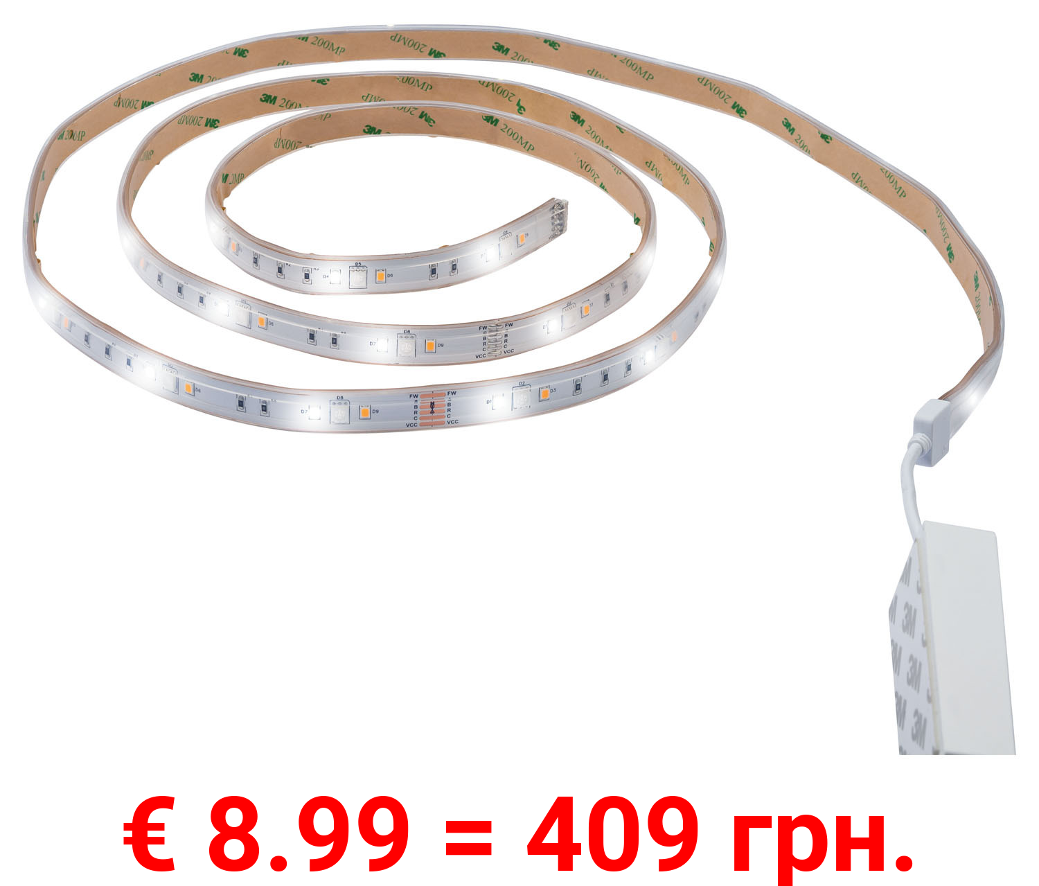 LIVARNO home LED-Band RGBW, 2 m, Zigbee Smart Home