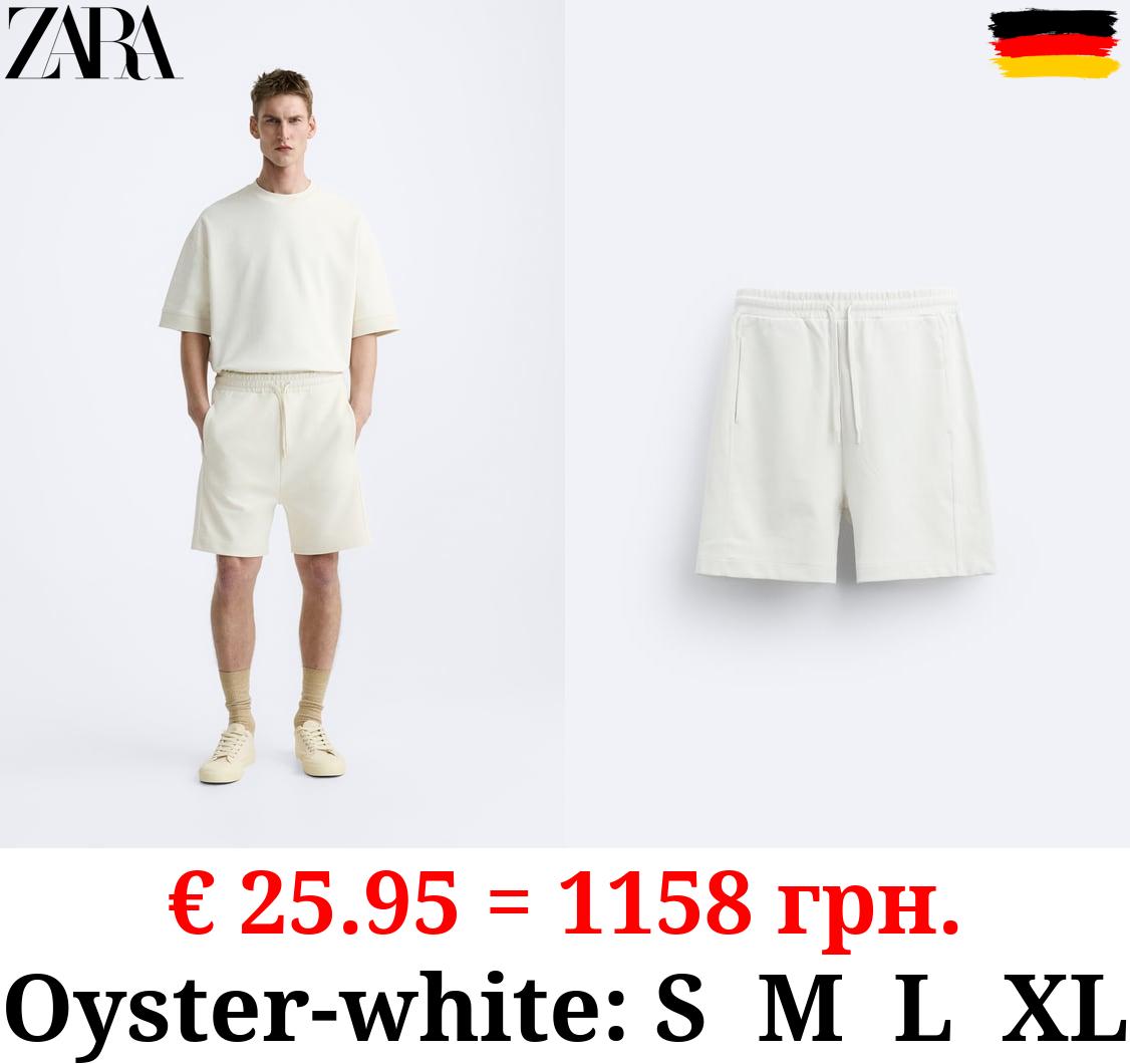 COMPACT JOGGER BERMUDA SHORTS