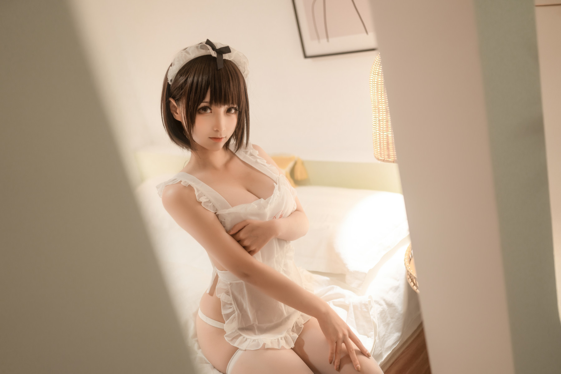 Cosplay 蠢沫沫 Chunmomo 沫沫真爱版 爱心围裙 4