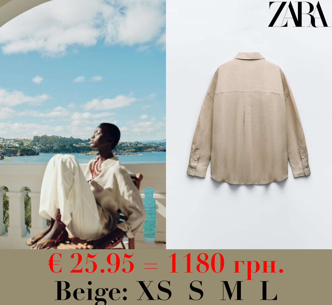 100% LINEN BASIC SHIRT