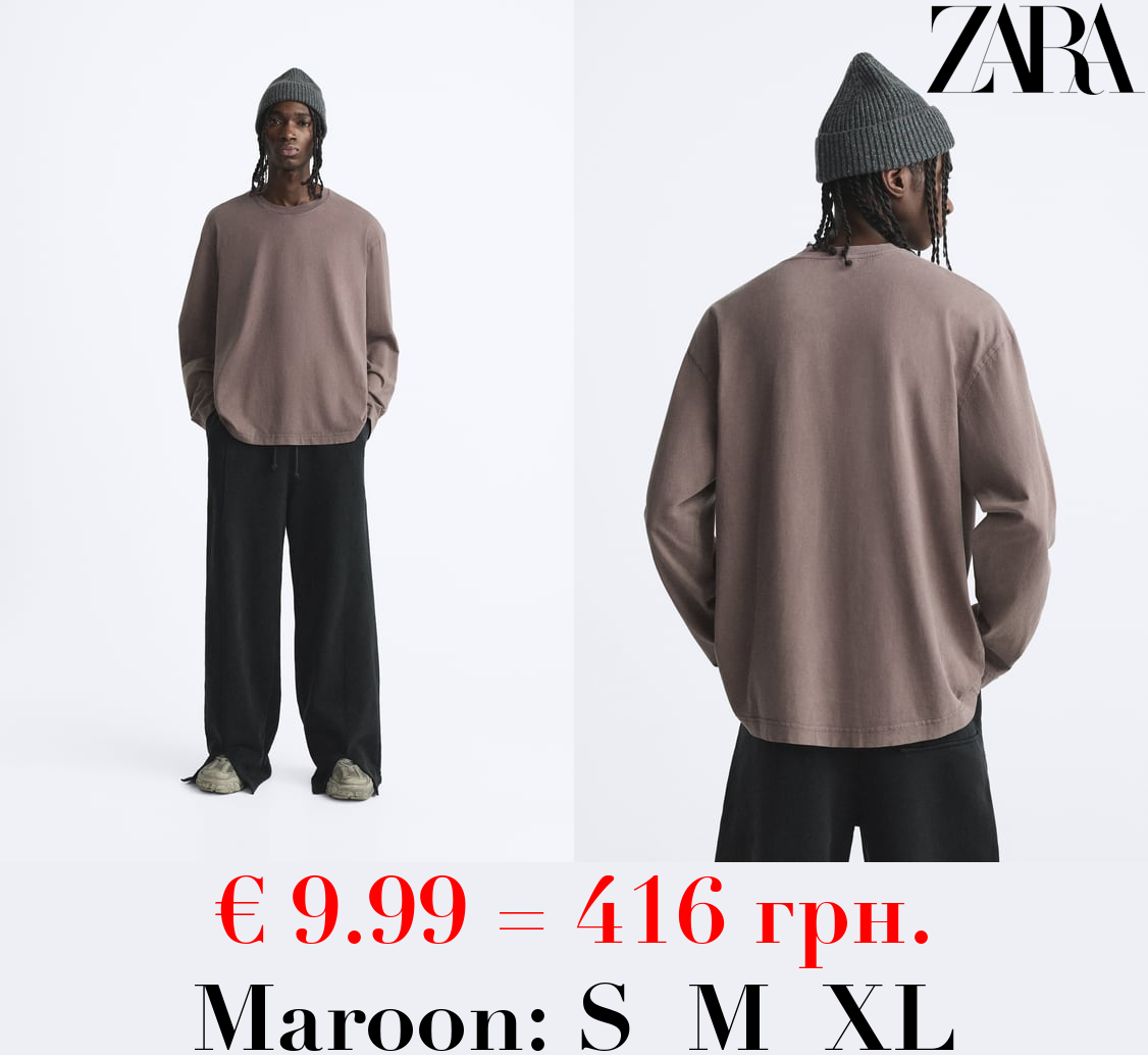 FADED LONG SLEEVE TOP