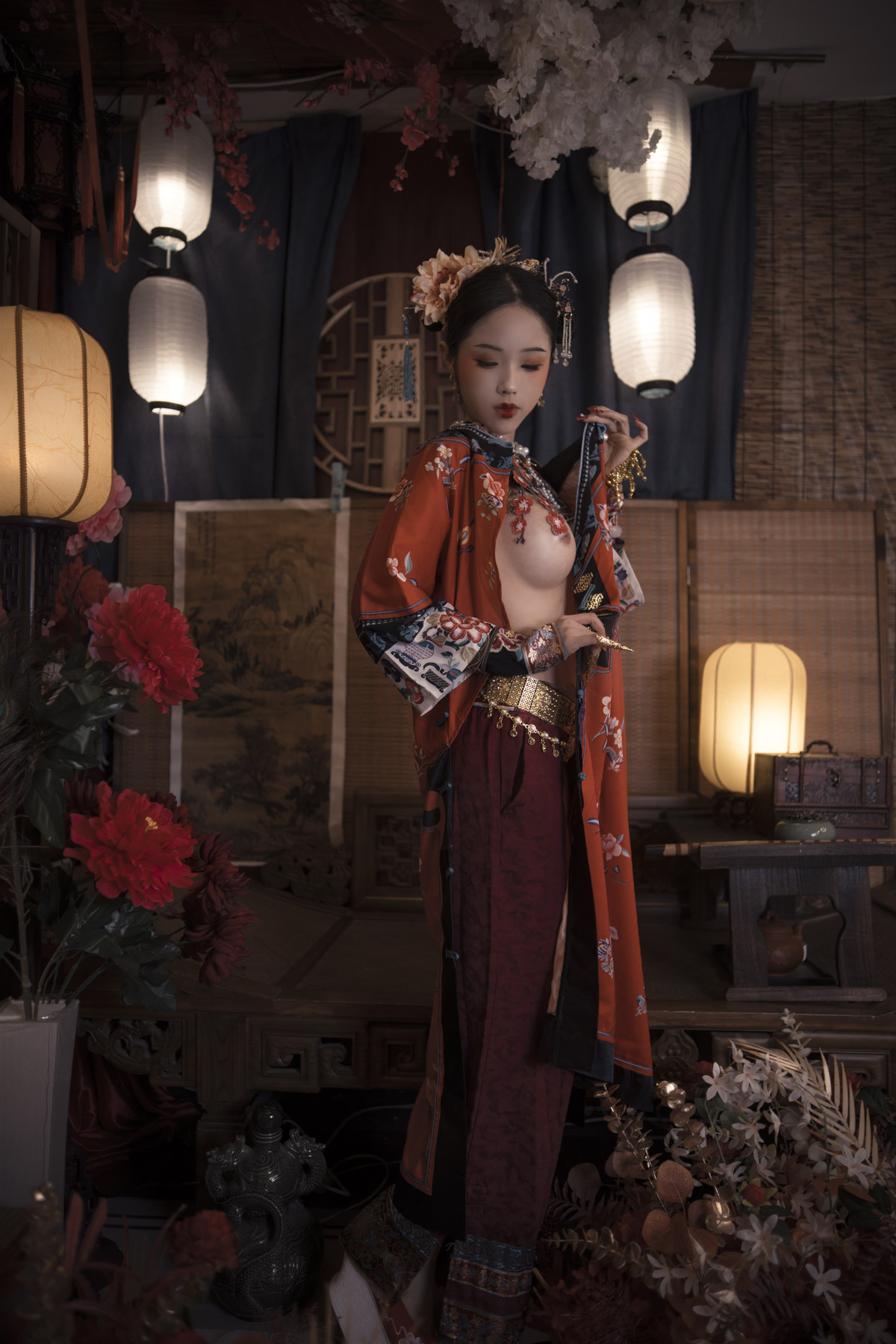 Cosplay 钛合金大粑粑 满清服饰 9