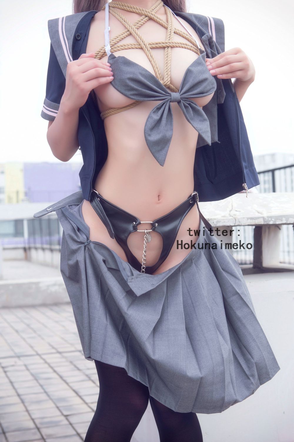 Hokunaimeko-NO10 裸露！死库水 JK[90P] 16