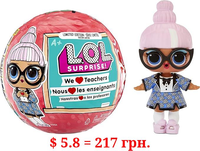 L.O.L. Surprise! MGA Cares Collectible, 7+ Surprises Limited Edition Teachers Appreciation Doll with School Themed Accessories, Gift for Kids, Toys for Girls Boys Ages 4 5 6 7+ Years Old