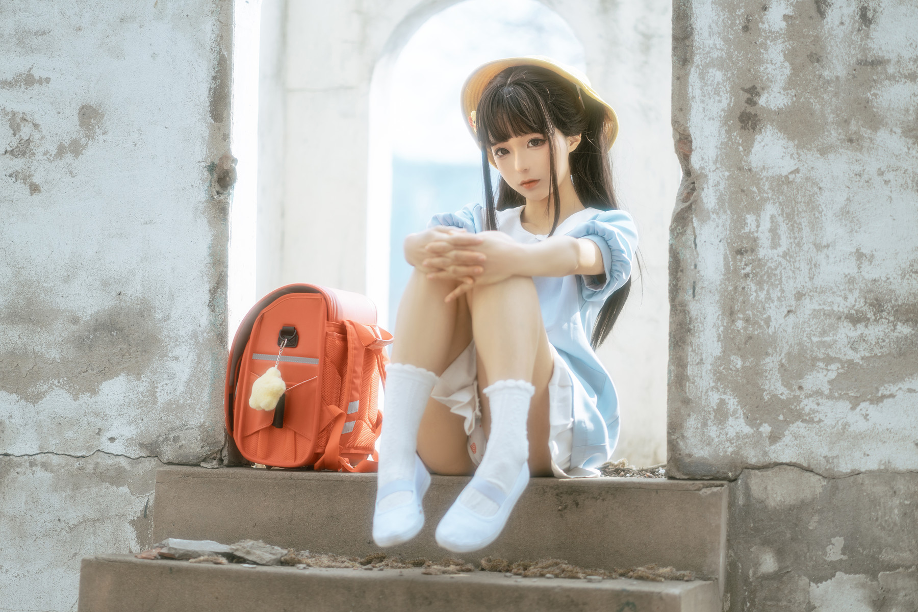 Cosplay 蠢沫沫 Chunmomo 小黄帽 绅士版 Set.01 35