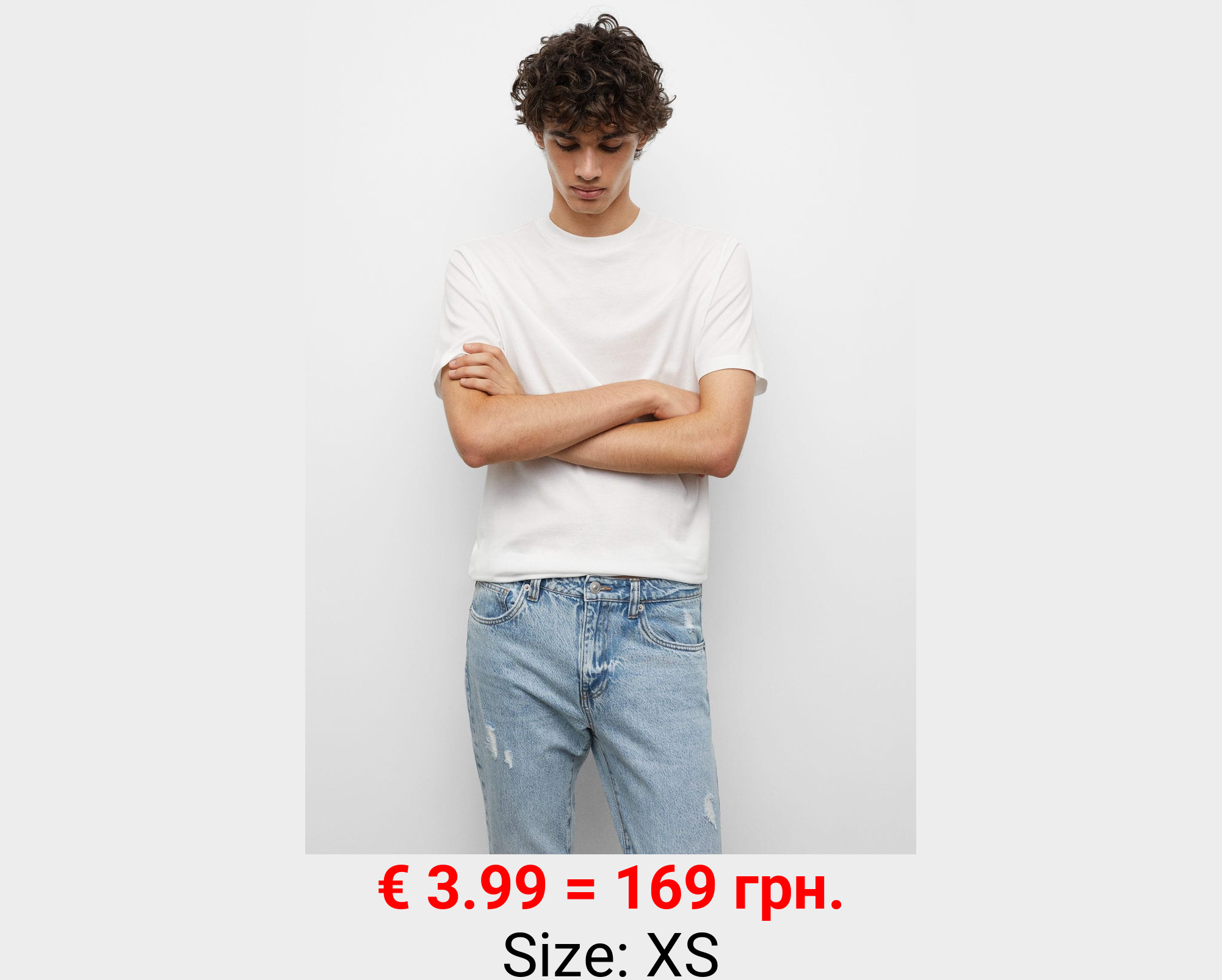 Jeans rectos tobilleros