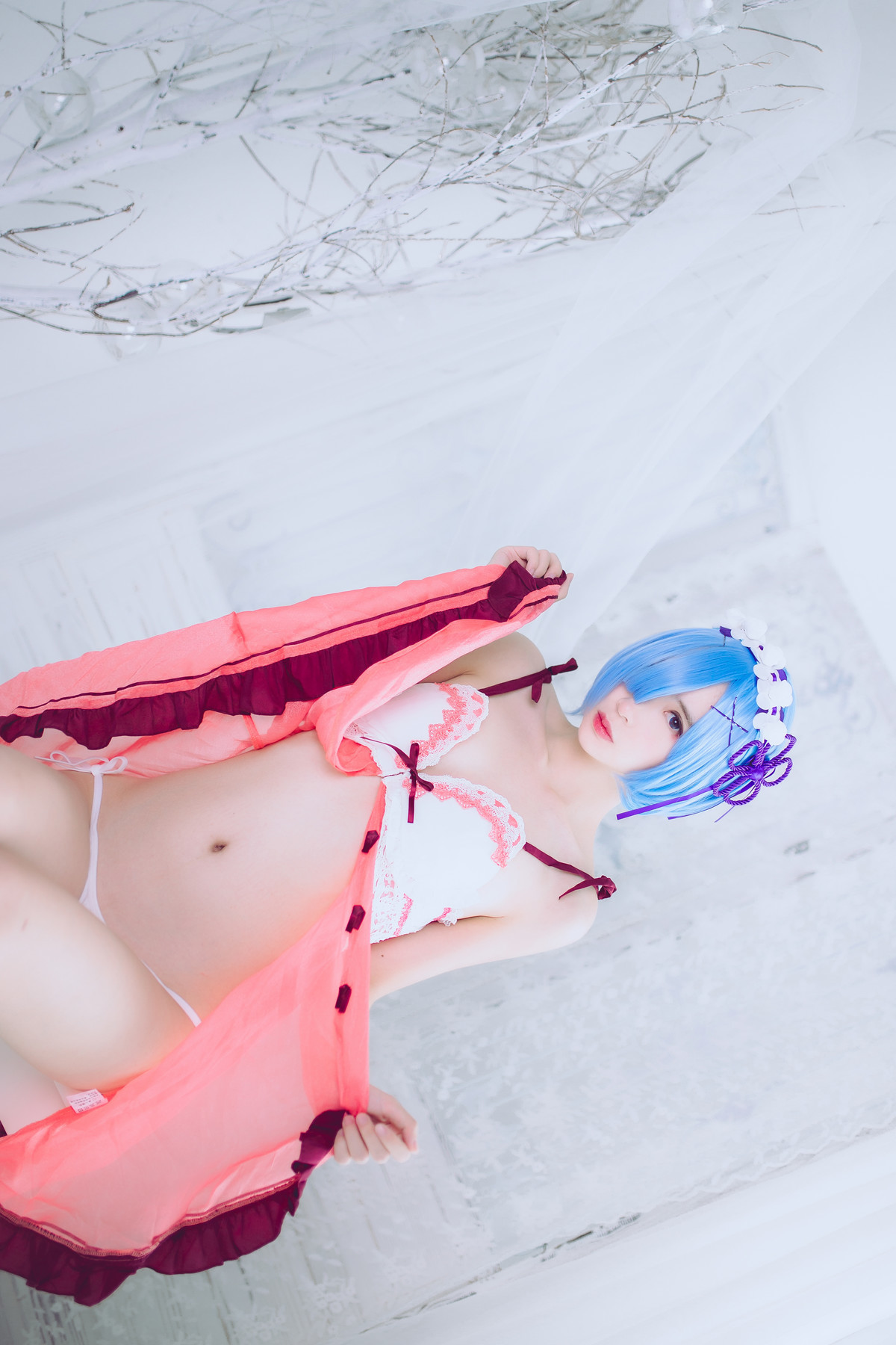 Cosplay 疯猫ss 蕾姆 14