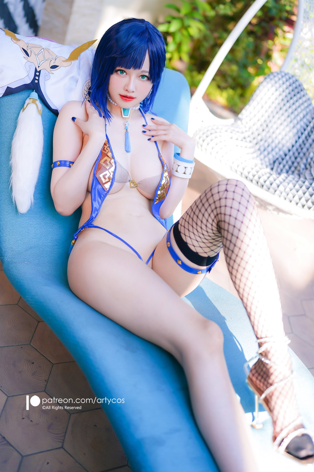 Cosplay Arty亞緹 Yelan 夜兰 Genshin Set.02 29