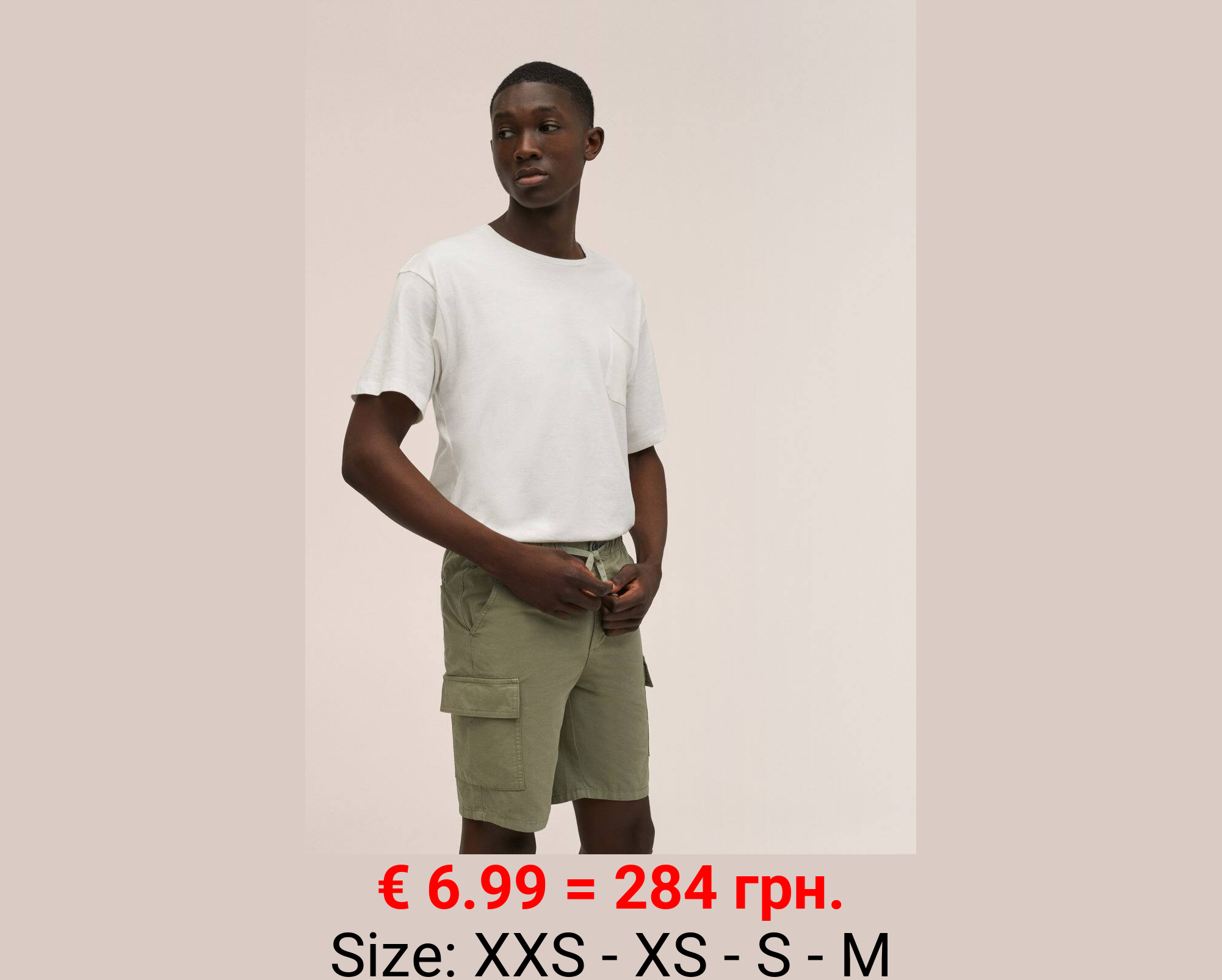 Bermudas algodón cargo