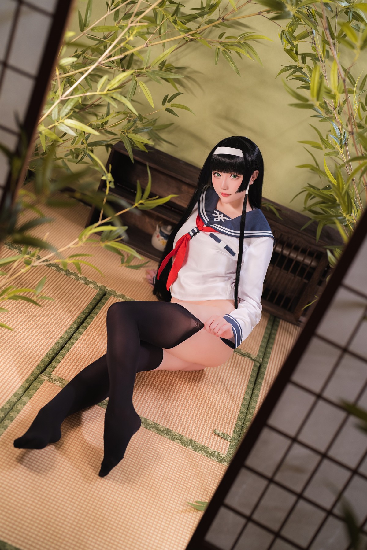 Cosplay 星之迟迟Hoshilily 莲花JK 35
