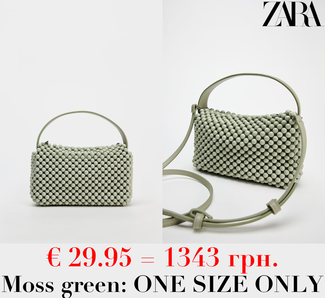 CROSSBODY BAG WITH BEADING