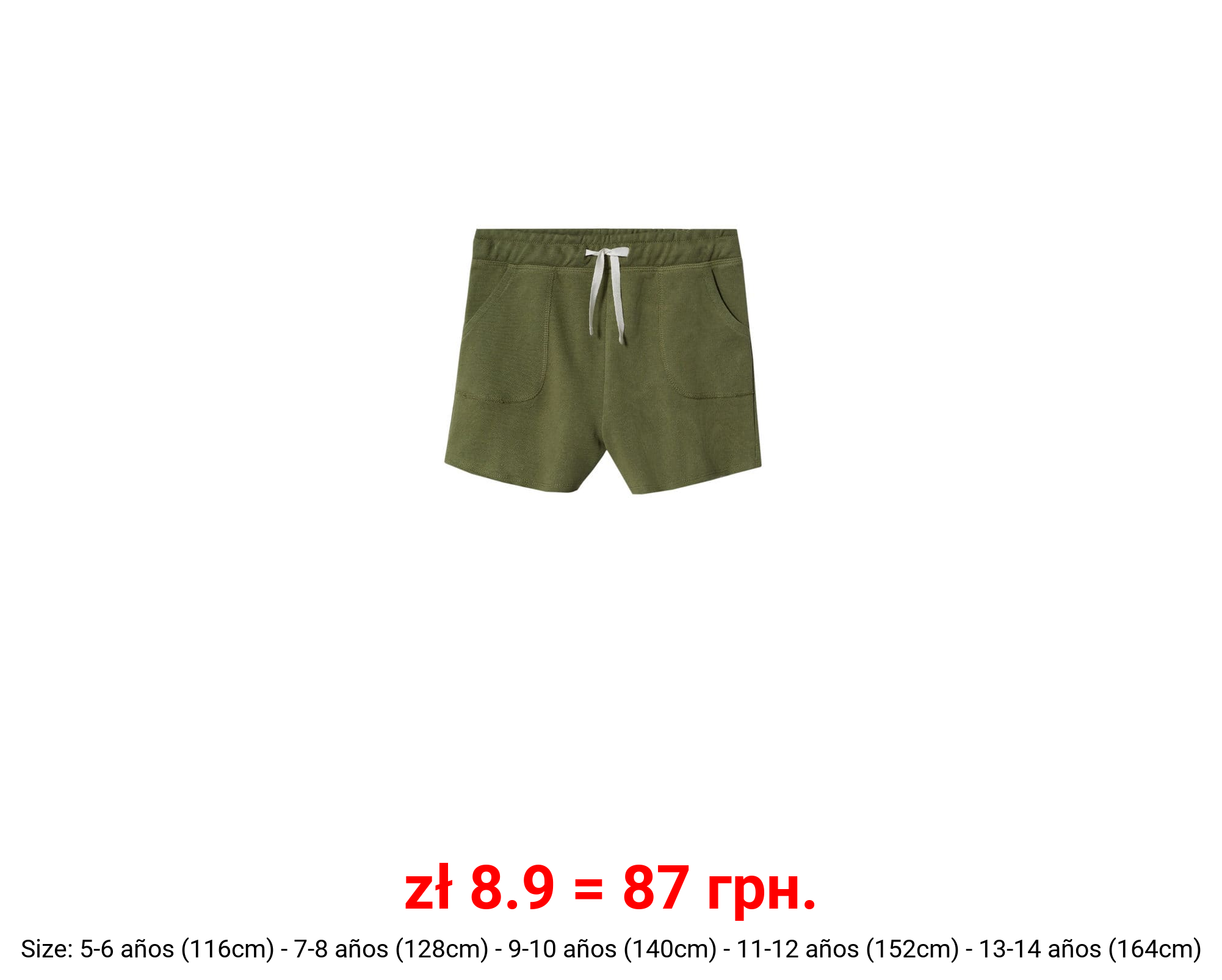 Short algodón cintura elástica