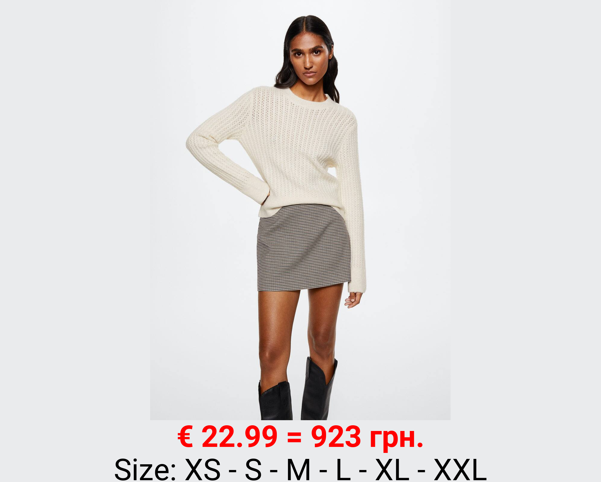 Jersey punto trenzado