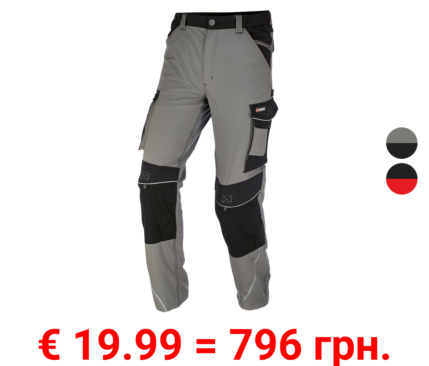 PARKSIDE PERFORMANCE® Herren Arbeitsbundhose mit CORDURA® Knieverstärkung