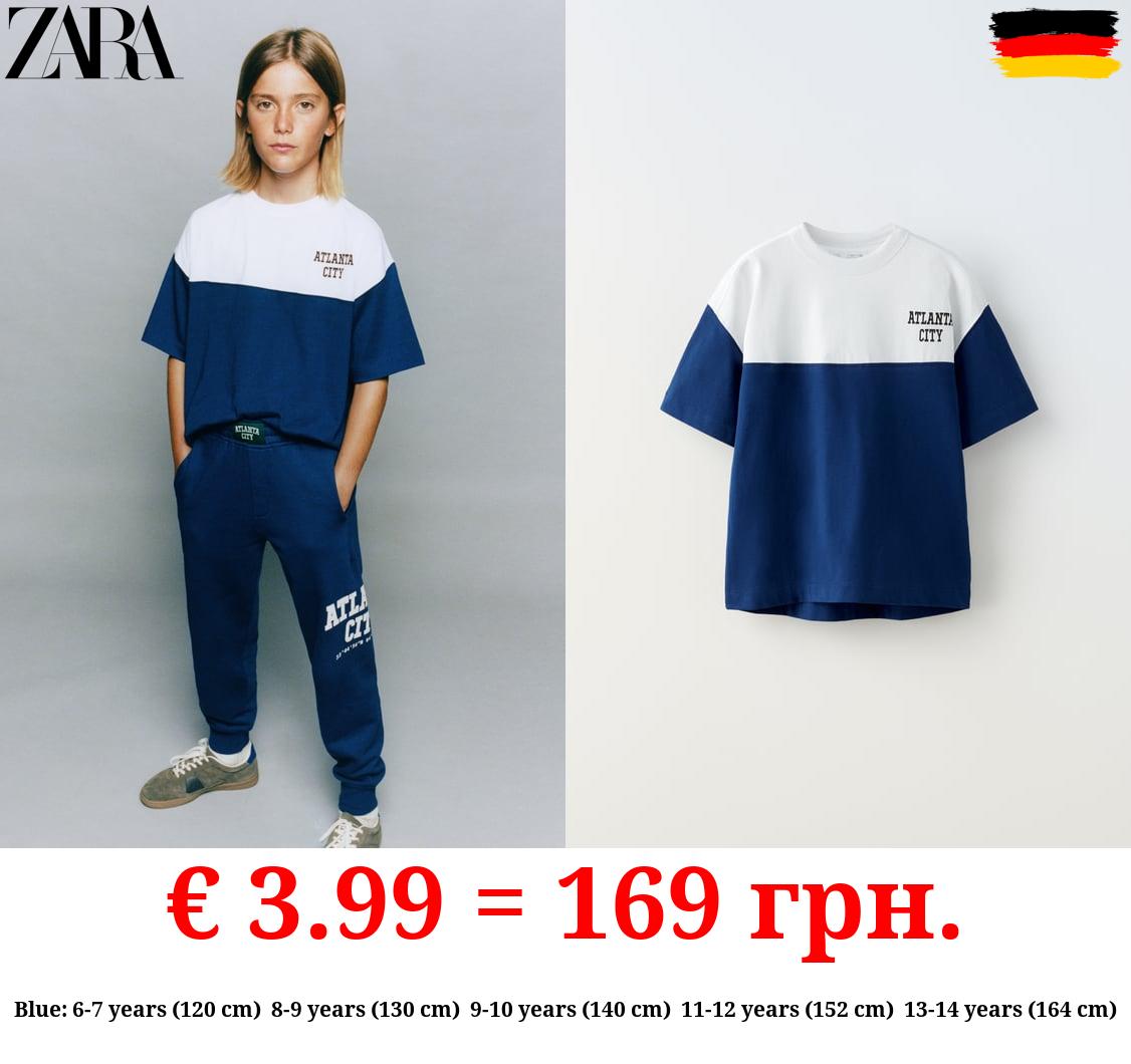 COLOUR BLOCK T-SHIRT