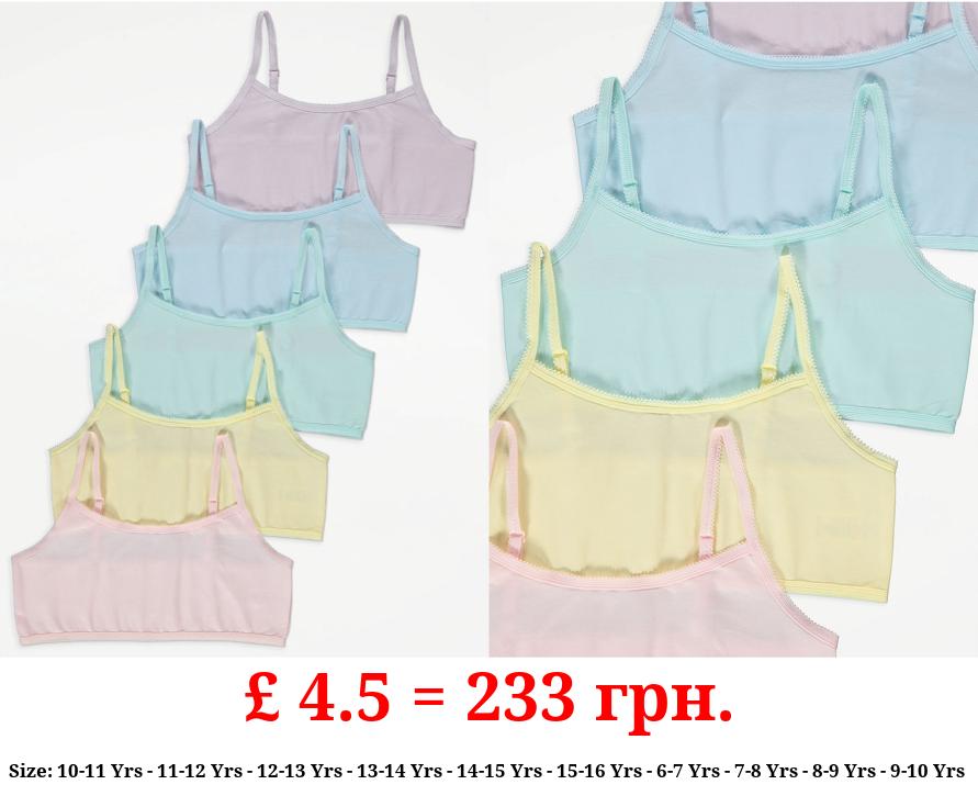 Pastel Crop Tops 5 Pack