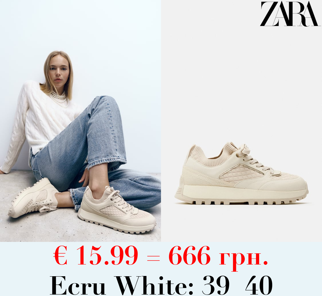 FABRIC RUNNING TRAINERS