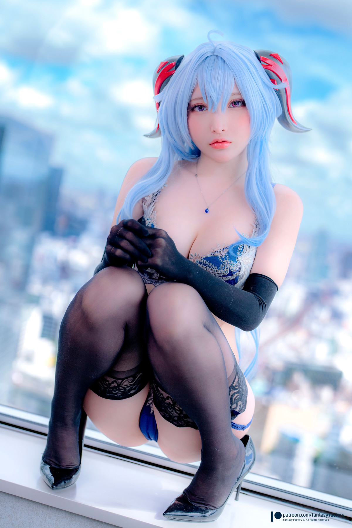 Fantasy Factory 小丁 甘雨内衣 Ganyu Lingerie 12