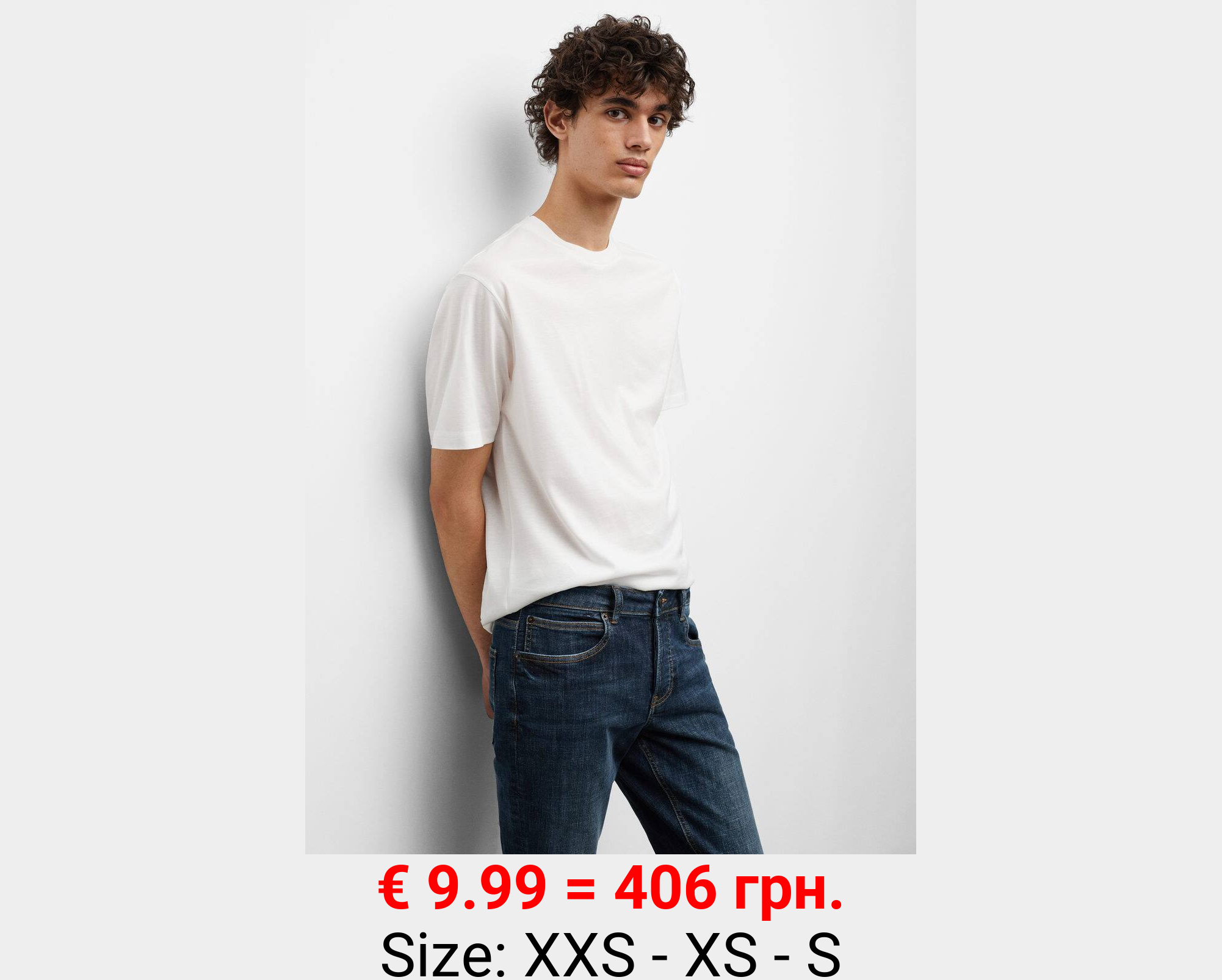 Jeans slim fit lavado medio