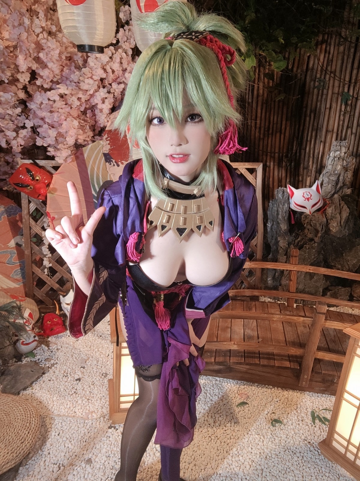 Cosplay 七七娜娜子 久岐忍同人 29