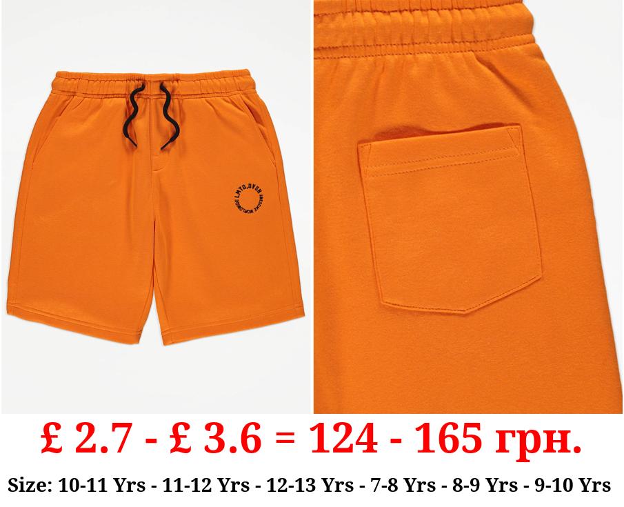 Bright Orange Limited Division Jersey Shorts