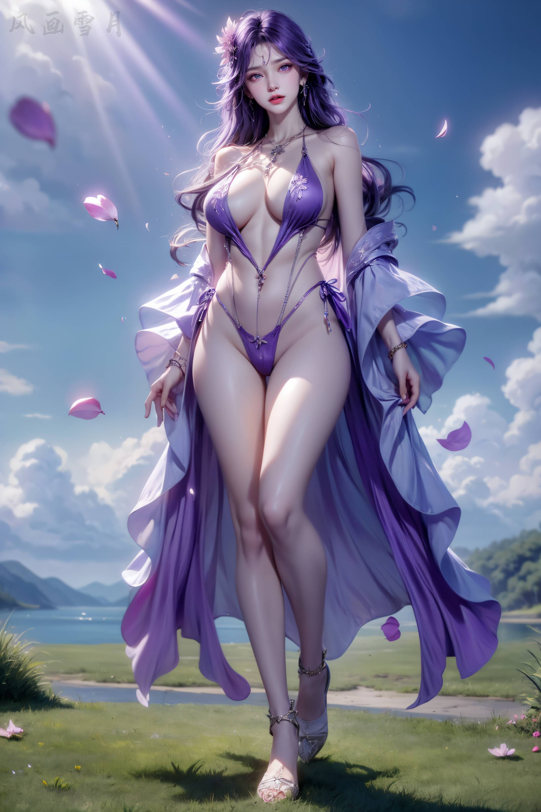 图片[35]-完美世界-云曦 蓝色弹弓衣 0302-六色网