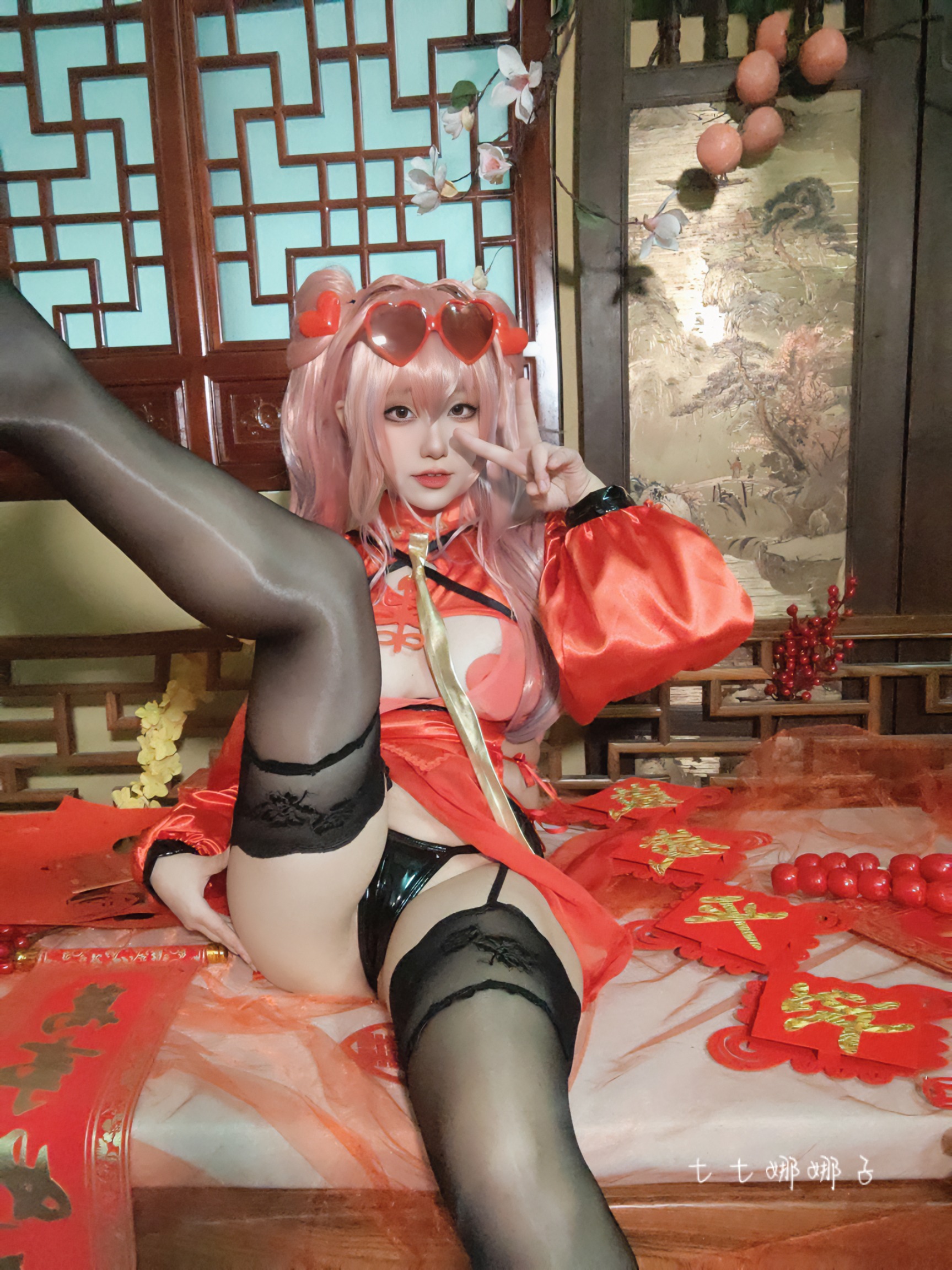七七娜娜子 布莱默顿新春旗袍 [108P6V-770MB] 95
