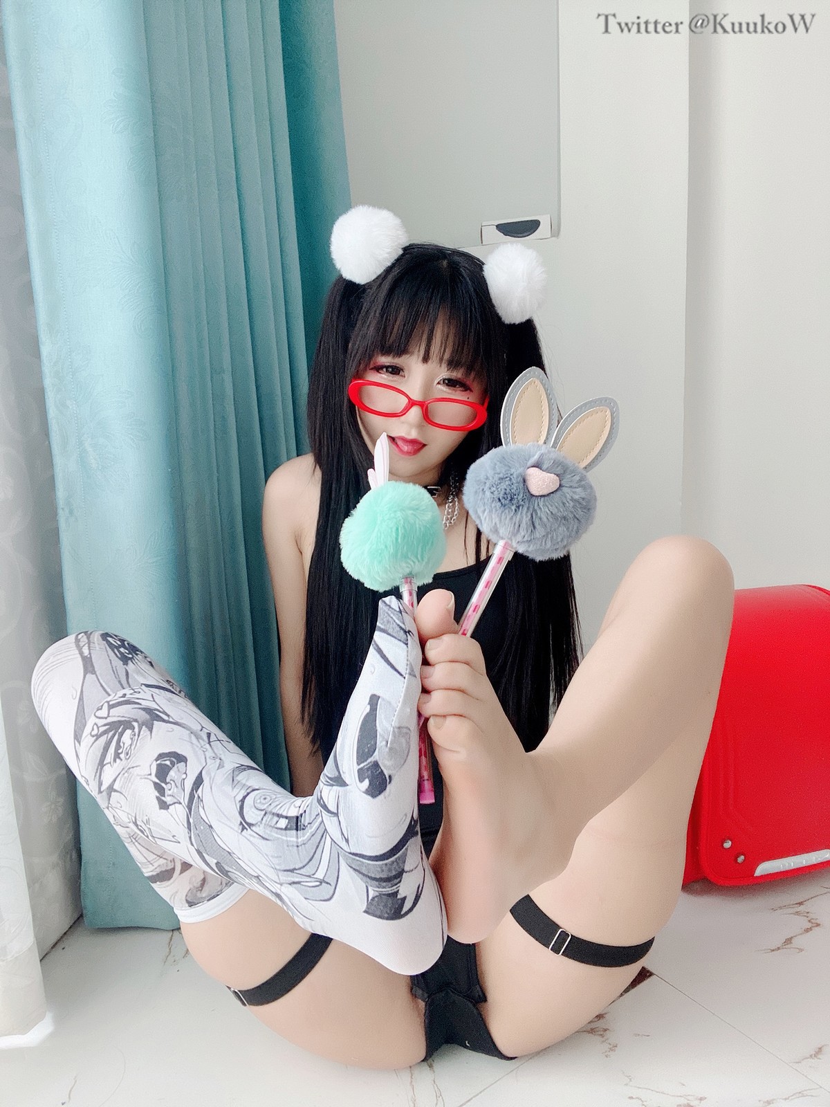 Cosplay KuukoW クー子 Megane Chan 43