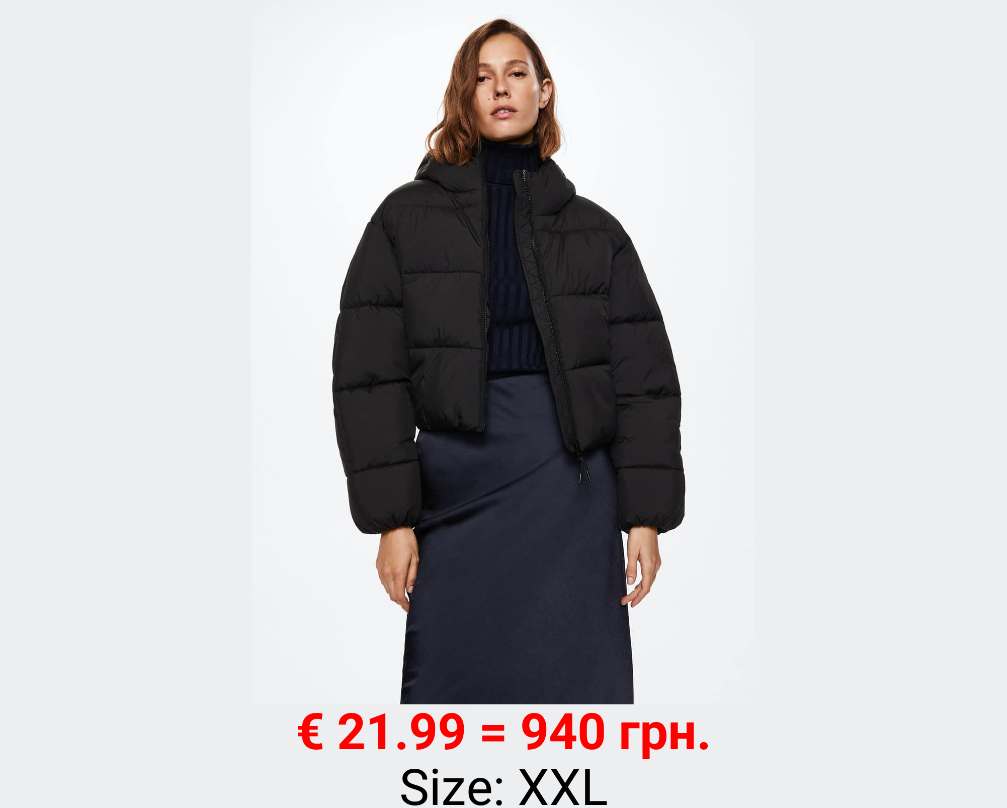 Anorak acolchado capucha